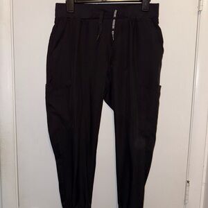 Med Couture Insight Black Scrub Jogger Pants